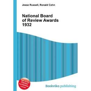 National Board of Review Awards 1932 Ronald Cohn Jesse Russell 