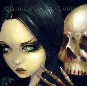 Fairy Face 103 Jasmine Becket Griffith Gothic Vampire Skeleton SIGNED 