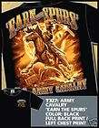 US ARMY TEE CAVALRY EARN THE SPURS TSHIRT by7.62 XL