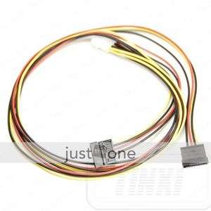 IDE Power SATA Y adapter cable 4 pin to 2 x 15 pin 75cm  