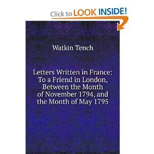   Month of November 1794, and the Month of May 1795 Watkin Tench