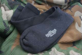 US Military G.I. Unisex All Weather Cushion Sole Cotton Socks black 