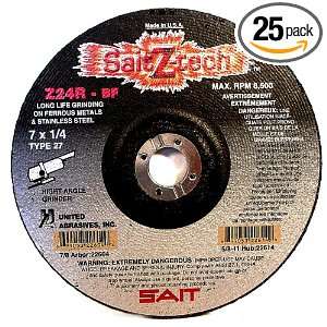   RPM Z Tech   Z24R Zirconium Depressed Center Grinding Wheels, 25 Pack