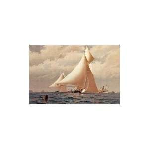  America S Cup Yachts Poster Print