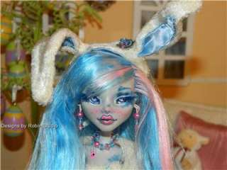 Angora~The Easter Bunnys Daughter~Ooak Monster High Doll~Dressed~3 