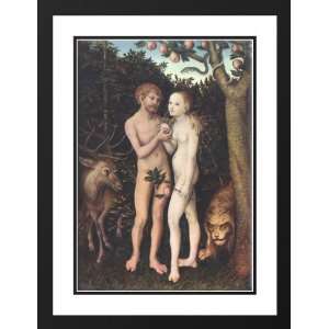  Cranach the Elder, Lucas 19x24 Framed and Double Matted 