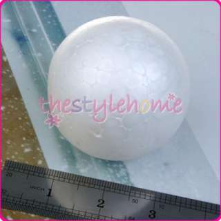 10/lot 7cm STYROFOAM (Polystyrene) Foam Craft Balls WHT  
