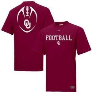  Oklahoma Sooners NCAA Youth Team Issue T shirt by Nike 