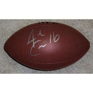 Josh Cribbs Autographed Ball   w PRF   Autographed Footballs  