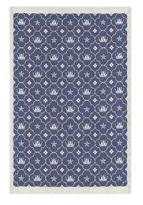 Royal Wedding BlueWhite Towel 14 x 20 by Ekelund  