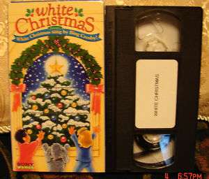 White Christmas Sung by Bing Crosby Animated Vhs Video 074644972139 