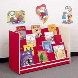    Tee Mobile Book Display Rack Color/Trim Country Maple/Almond Baby