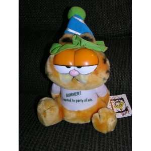  Vintage Plush 10 Garfield the Cat Lets Party Doll Toys 