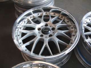 You are bidding on a used set Weds Kranze 18 rim. The size are 18x8 
