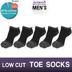 NEW 5 Pair Mens Casual Low Cut Toe Socks Skin contact surface with 