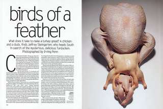 1999 Irving Penn turducken duck magazine editorial  