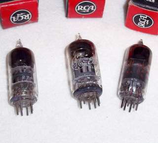 Vintage Mixed Lot Of 3 Electron Tubes Zenith GE General Electric 6CB6 