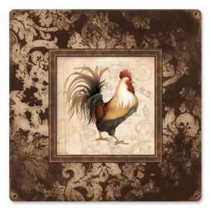  Rooster Frames Vintage Metal Sign Country Home