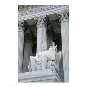 Statue at a government building, US Supreme Court Building 