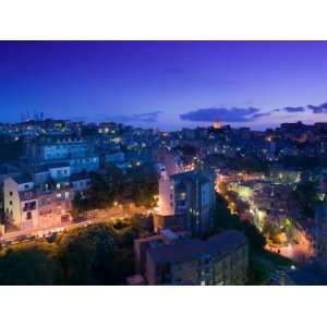  Town View from Grande Albergo Sicilia Hotel, Enna, Sicily 