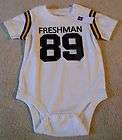 BabyGap S/S Cream Sports Jersey Onesie 12 18 mo $16.50 NWT  