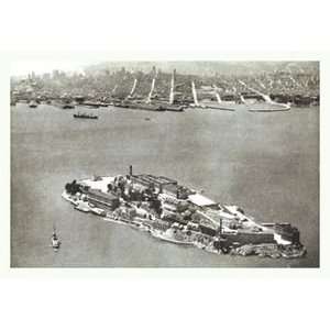 Alcatraz Island, San Francisco, CA   12x18 Framed Print in Black Frame 