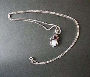 Vintage 925 Sterling Silver Italy Necklace & Pendant  