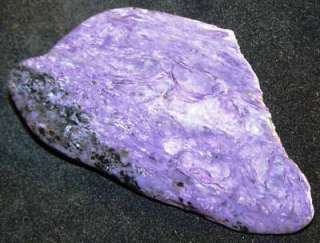 charoite cabochon tie from Russia  