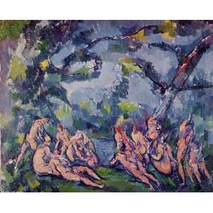 FRAMED oil paintings   Paul Cezanne   24 x 20 inches   The Bathers