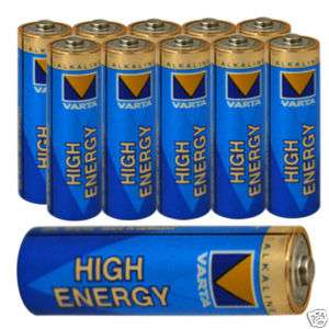 10pk Varta HIGH ENERGY AA Alkaline Batteries 1.5V V4906  