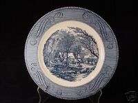 Royal Currier & Ives The Old Grist Mill China Plate  