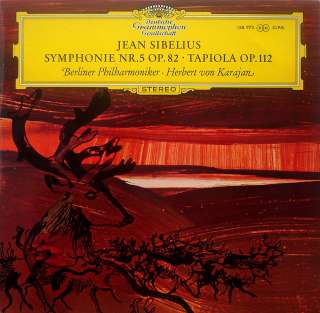 Karajan/BPO Sibelius Symphony No. 5, Tapiola   DG SLPM 138 973  
