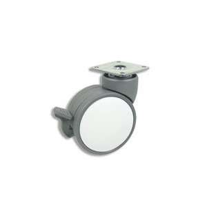   Casters   Grey Caster with White Finish   Item #400 75 GY WH SP WB WCN
