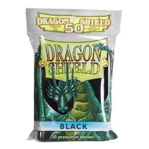  Dragon Shield Card Supplies STANDARD Card Sleeves Black 50 