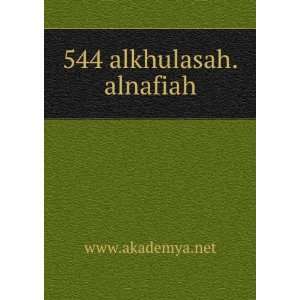 544 alkhulasah.alnafiah www.akademya.net  Books