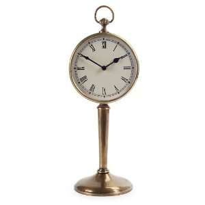  17 Old World Free Standing Brass Pedestal Clock