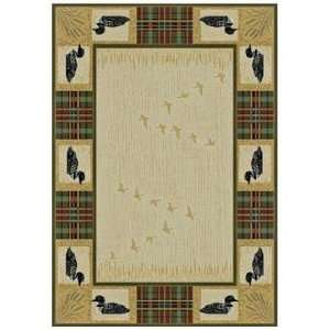    North Sky Collection Duck Pond Natural 110x3 Rug