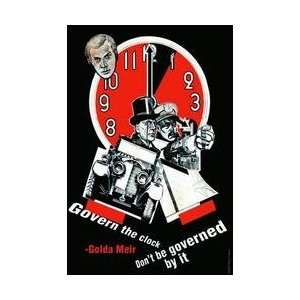  Govern the Clock 12x18 Giclee on canvas