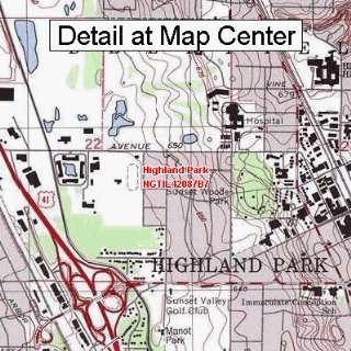   Map   Highland Park, Illinois (Folded/Waterproof)