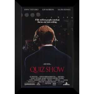  Quiz Show 27x40 FRAMED Movie Poster   Style A   1994