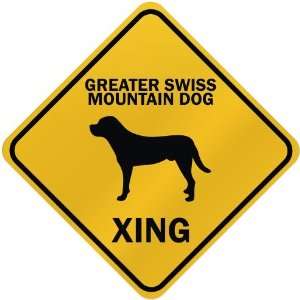  ONLY  GREATER SWISS MOUNTAIN DOG XING  CROSSING SIGN DOG 