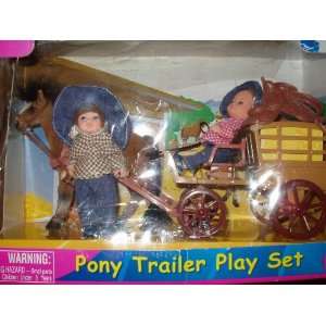  Kid Connection Pony Trailer Doll Play Set Toys & Games