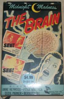 The Brain VHS Horror Cult Big Box Monterey Home Video  
