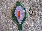 Easter Lily Badge & Patch Set Tri/Color Ireland AOH
