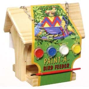  Wooden Paint A Birdfeeder Kit 