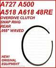 A500 A518 A618 48RE A727 OD CLUTCH SNAP RING REAR .055 (Fits 1997 