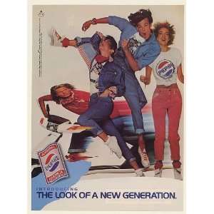  1986 Pepsi Apparel America Clothing The Look of a New 