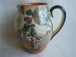 Royal Doulton SERIES WARE The Gleaners JUG superb  