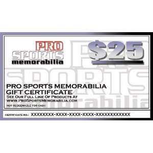  $25 Emailable Gift Certificate