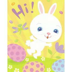   Card Hi Wishing You a Giggly funny, Hoppy bunny Happy sunny Easter